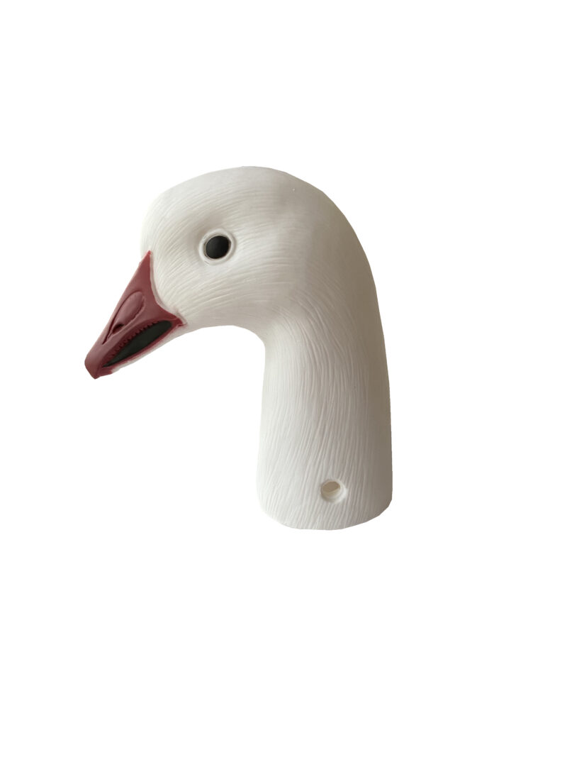 3D Sentry Snow Goose Windsock Decoy Head