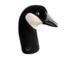 3D Flocked Canada Goose Sentry Head, 2 Dozens