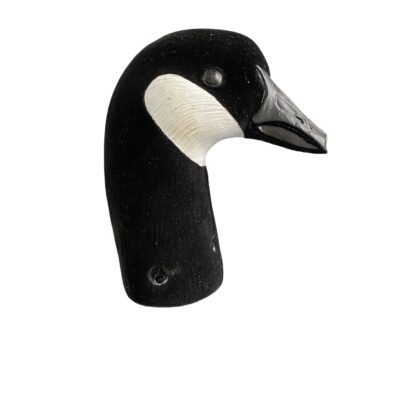 3D Flocked Canada Goose Sentry Head