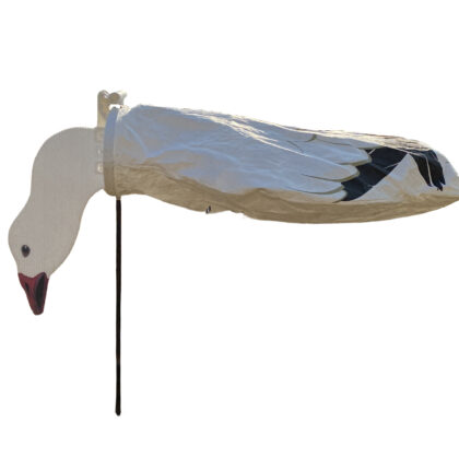 Snow Goose Windsock Decoys with Detachable 2D Feeder Head